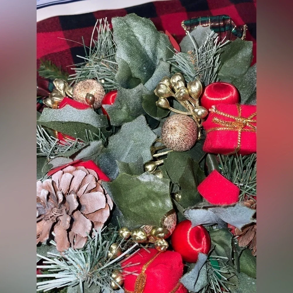 Yes, Finally Handmade Christmas Artif. Floral wreath. My Craft Supplies are Here